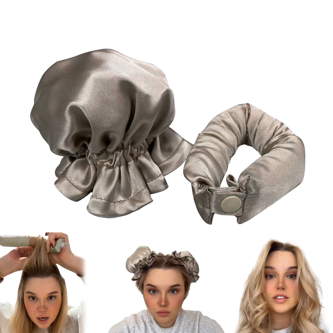 Übernacht-Styling: Hitzefreier Lockenwickler für mühelose, natürliche Wellen am Morgen. Schonend & pflegend.