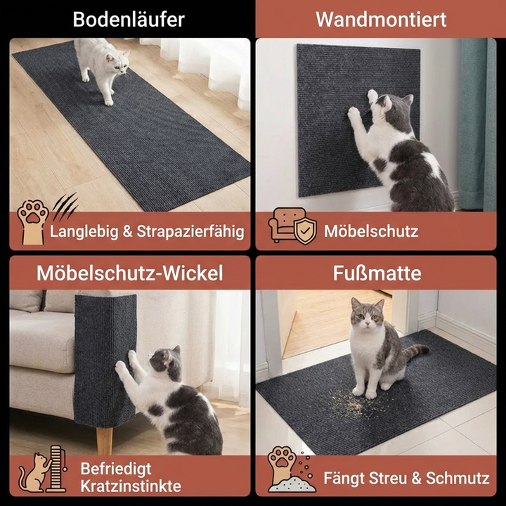 Unsichtbarer Katzen Kratzschutz für Zuhause. Schützt Wohnaccessoires zuverlässig vor kratzenden Tieren.