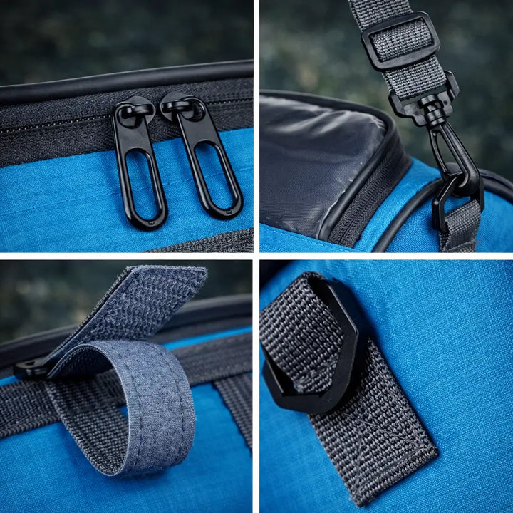 Universelle Lenkertasche mit Klettverschluss, passend für alle Fahrradlenker, wetterfest & robust.