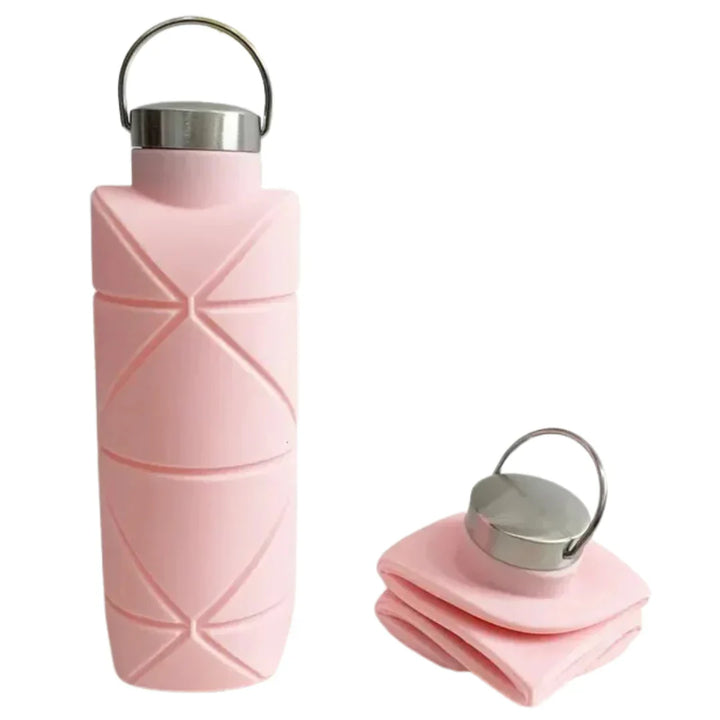 Robuste, faltbare 750ml Wasserflasche aus BPA-freiem Silikon für Sport, Outdoor & Reise; platzsparend & leicht.