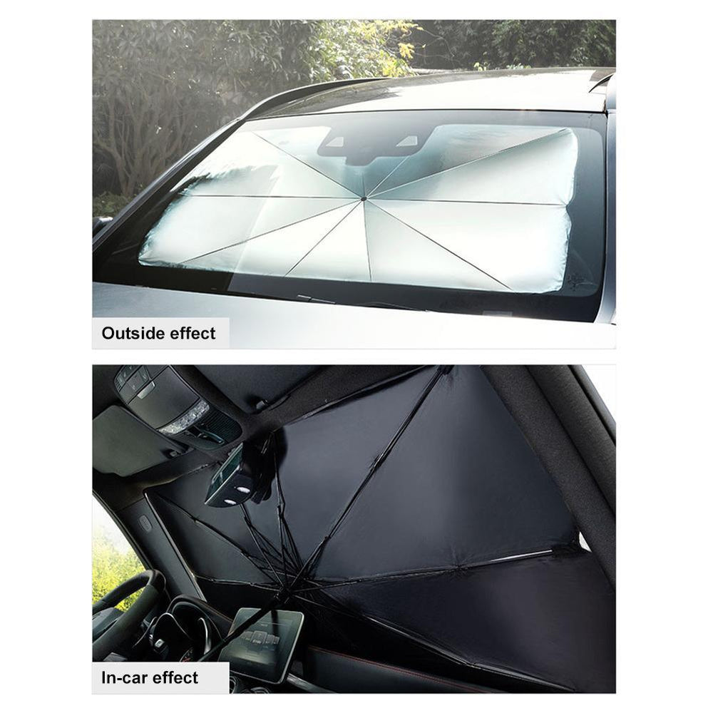 Auto-Sonnenschutz faltbar, bietet UV- und Hitzeschutz für die Windschutzscheibe.