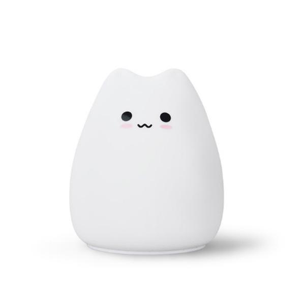 Berührungsgesteuertes Farbwechsel Katze Nachtlicht, weiche Silikon LED Lampe für Kinder & Erwachsene Schlafzimmer.