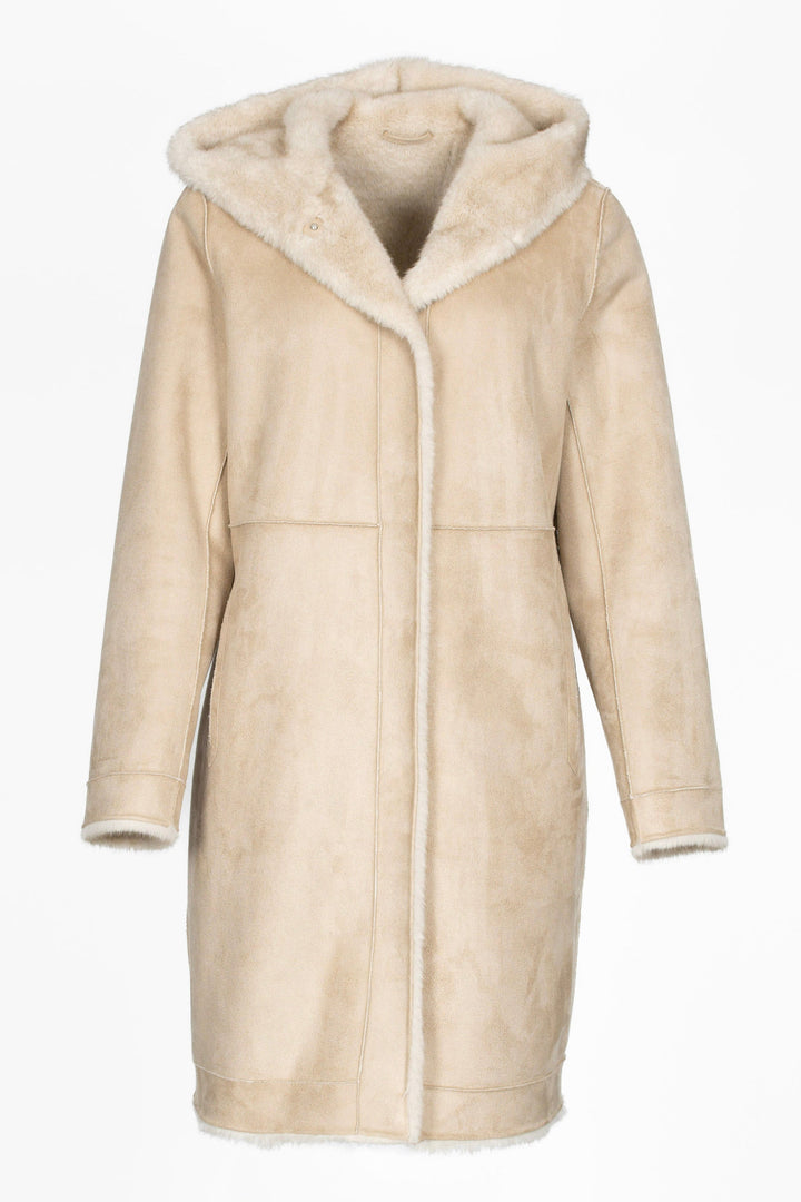 Praktischer Damen Wendeparka mit Kapuze. Stylische Übergangsjacke & Winterjacke für vielseitige Casual-Looks.