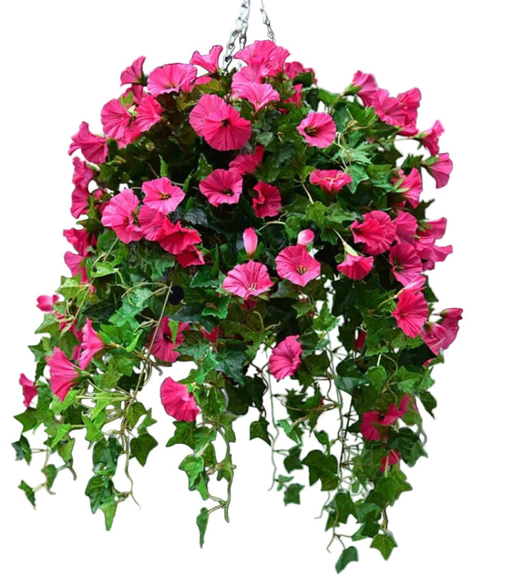 UV-beständige künstliche Winde Kletterpflanze 90cm für Garten, Balkon & Wohnzimmer Deko.