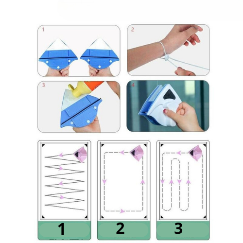 Der Fensterwischer sorgt für strahlend saubere, streifenfreie Fenster. Ein Must-have für jeden Haushalt und jede Reinigung.