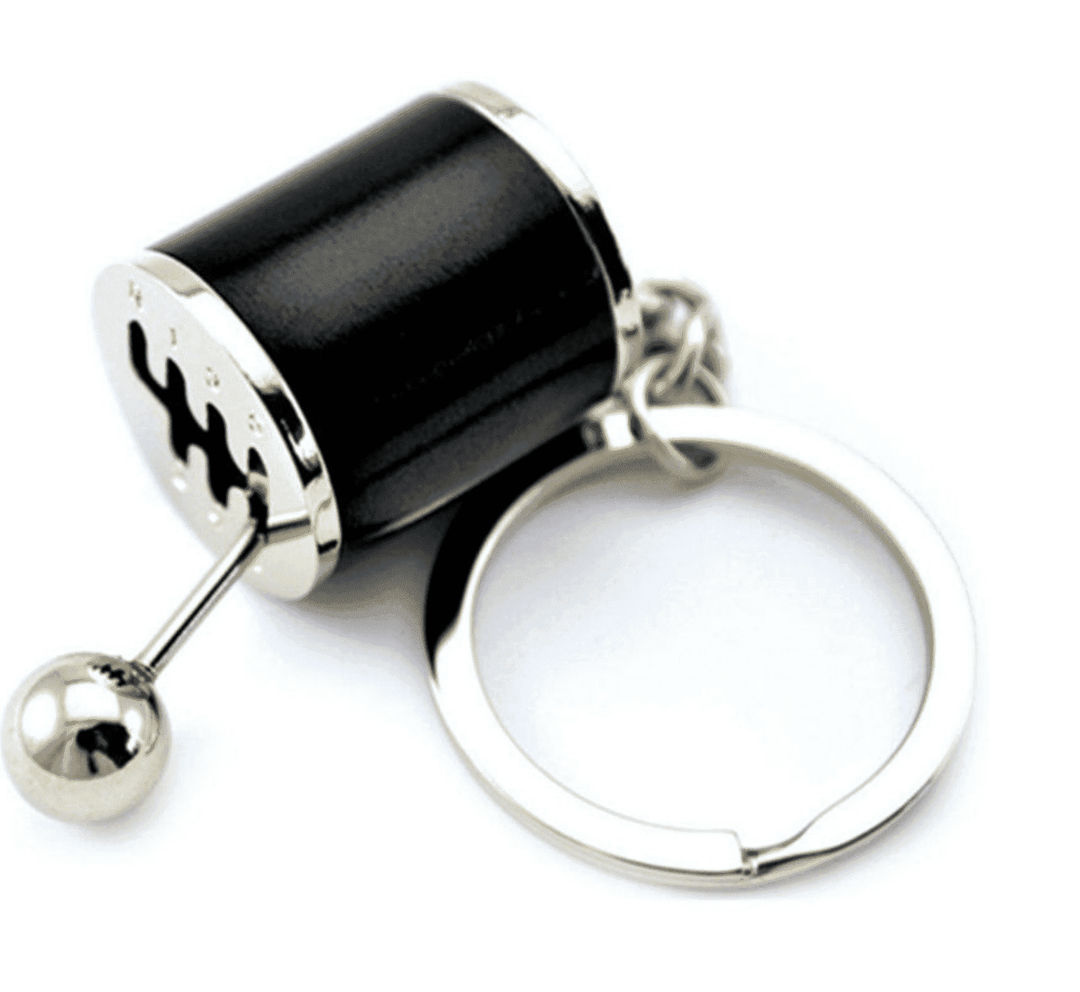 Kompakter Anti-Stress Fidget Schalthebel Schlüsselanhänger, robustes Metall-Gadget zur Konzentrationsförderung.