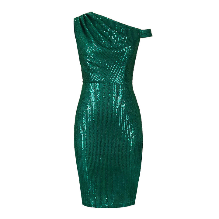 Modernes figurbetontes Partykleid für Damen, asymmetrisch und elegant für unvergessliche Nächte.