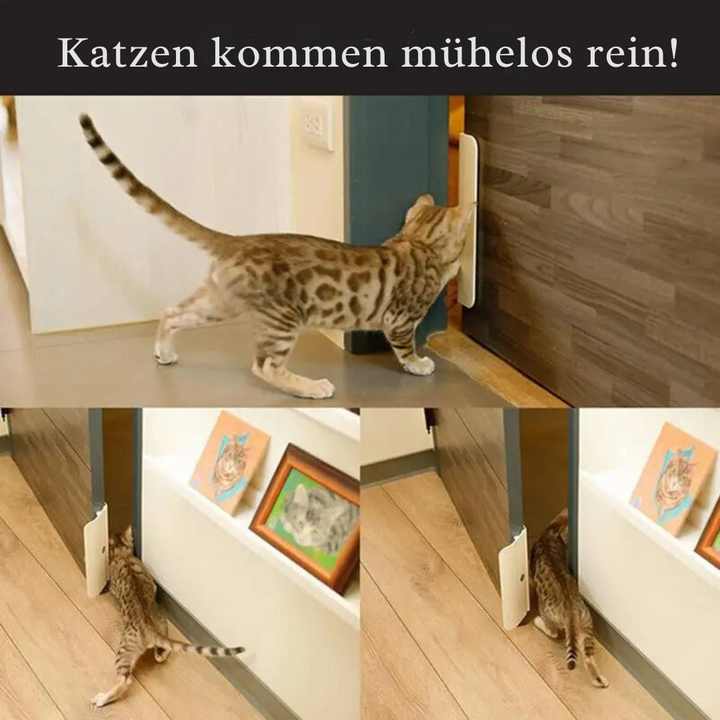 Einfach zu installierender automatischer Türöffner für Haustiere. Bietet Komfort & Tierfreiheit für Ihr Zuhause.