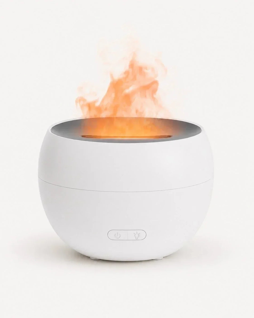 Aroma Diffusor mit realistischem Flammeneffekt LED-Licht. Ideal für entspannende Aromatherapie & Heimdeko.