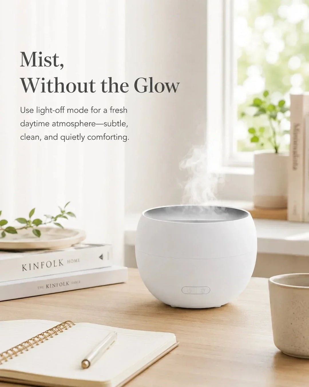 Ultraschall-Diffusor mit Flammeneffekt LED-Licht. Macht Ihr Zuhause zur Wohlfühloase mit sanftem Duft.
