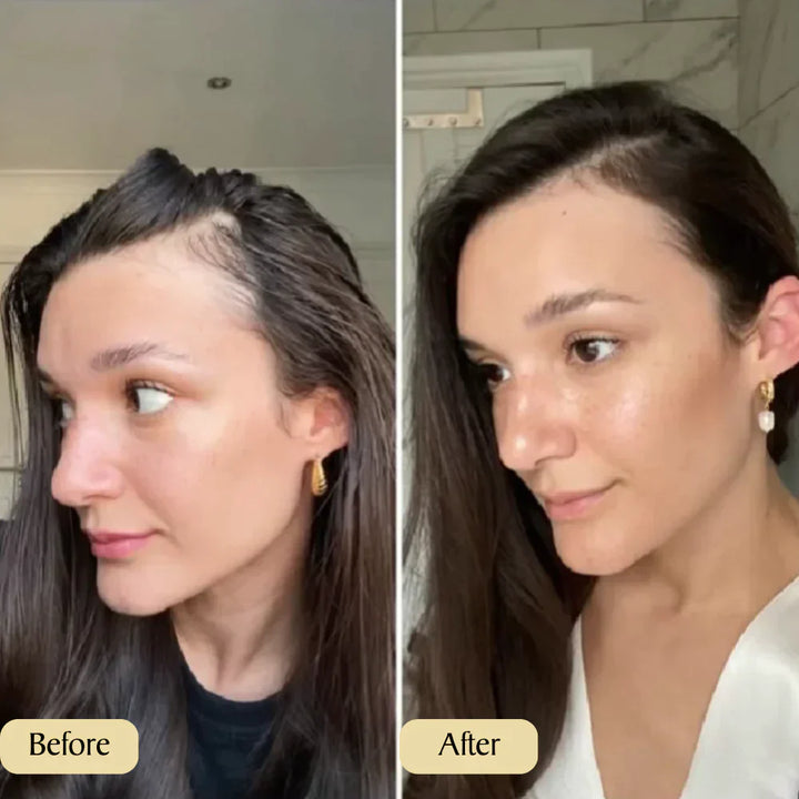 Vegan Haaröl mit Rosmarin für Haarwachstum & Kopfhautpflege. Stärkt glänzendes Haar, naturkosmetik, silikonfrei.