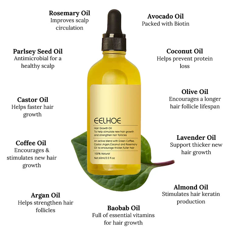 Rosmarin Haarwuchsöl für Kopfhautpflege. Vegane Naturkosmetik mit Pflanzenölen für kräftiges, glänzendes Haar.