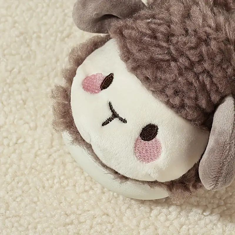 Weiche Plüsch-Schafhausschuhe, tolles Geschenk für Kinder, bequem und extra flauschig.