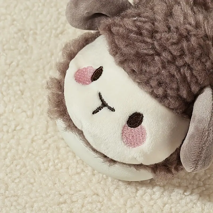 Weiche Plüsch-Schafhausschuhe, tolles Geschenk für Kinder, bequem und extra flauschig.