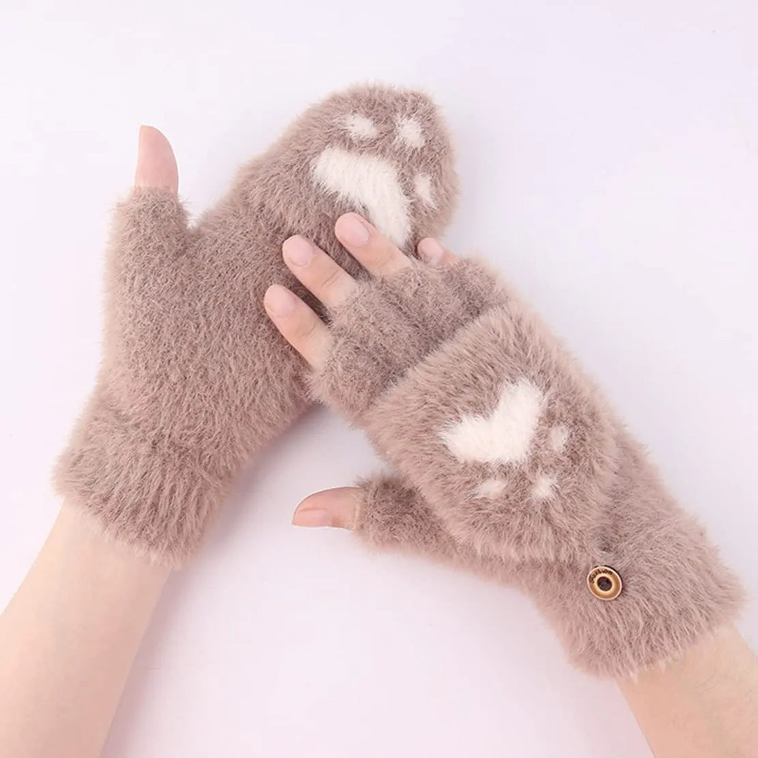 Klapp-Fäustlinge für Damen, warm & flexibel. Das perfekte Accessoire für Wintermode.