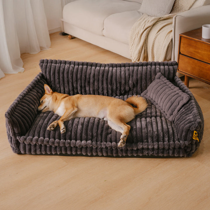 Hochwertiger Hundebettbezug, orthopädisch & flauschig, für jedes Hundebett.