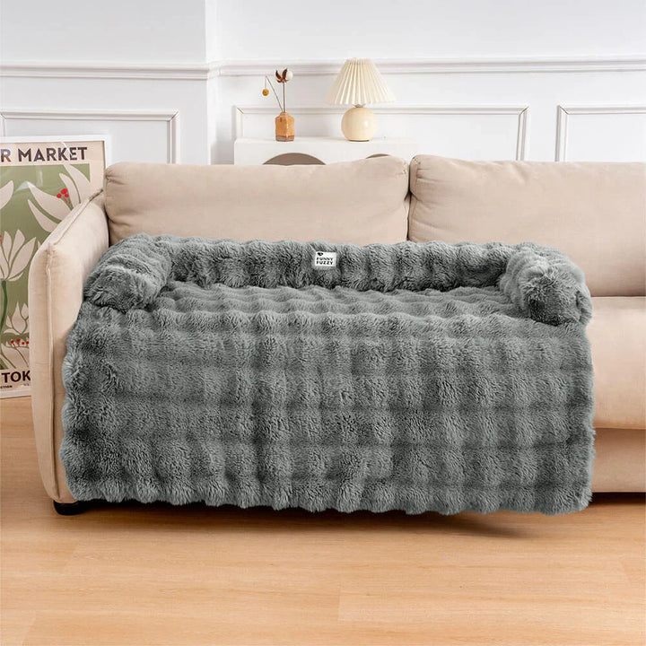 Haustiermatte und Hundebett in einem: orthopädisch, beruhigend und mit Sofaschutz für Hunde & Katzen.