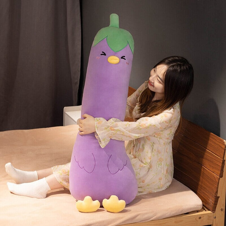 Perfektes Kinderzimmer-Geschenk: Flauschige Gemüse-Ente als weiches Plüschtier & Deko.