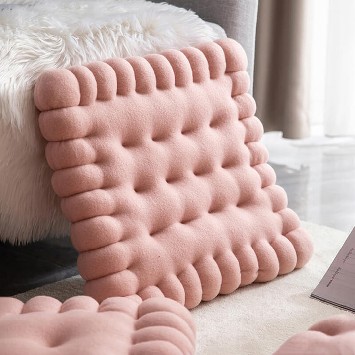 Stylisches Hundebett in Keksform. Kuscheliger Schlafplatz, pflegeleicht und robust.