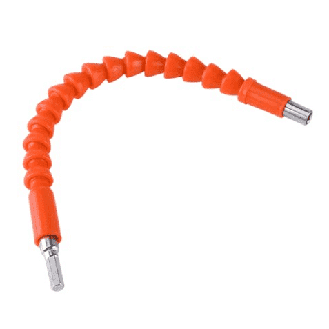 Flexible Bohrer-Verlängerungswelle für schwer zugängliche enge Räume. Ideal für Heimwerker & Handwerker.