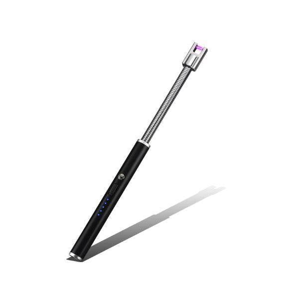 Innovatives elektrisches Lichtbogenfeuerzeug mit flexiblem Arm, USB-aufladbar, keine Flamme.