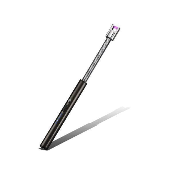 Modernes USB-Lichtbogenfeuerzeug, elektrisch, flexibel und winddicht für jede Situation.