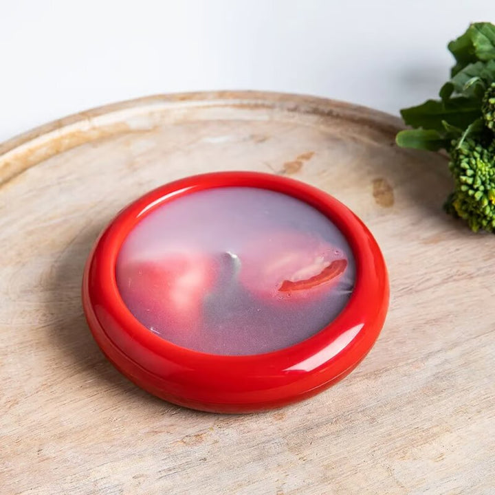 Wiederverwendbare FreshGuard Box zur optimalen Aufbewahrung von Lebensmitteln, Gemüse & Obst im Kühlschrank.