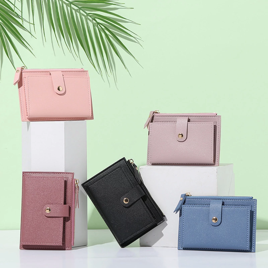 Modisches Accessoire: Mini-Geldbörse, Unisex, elegant, mit Platz für Karten & Kleingeld.