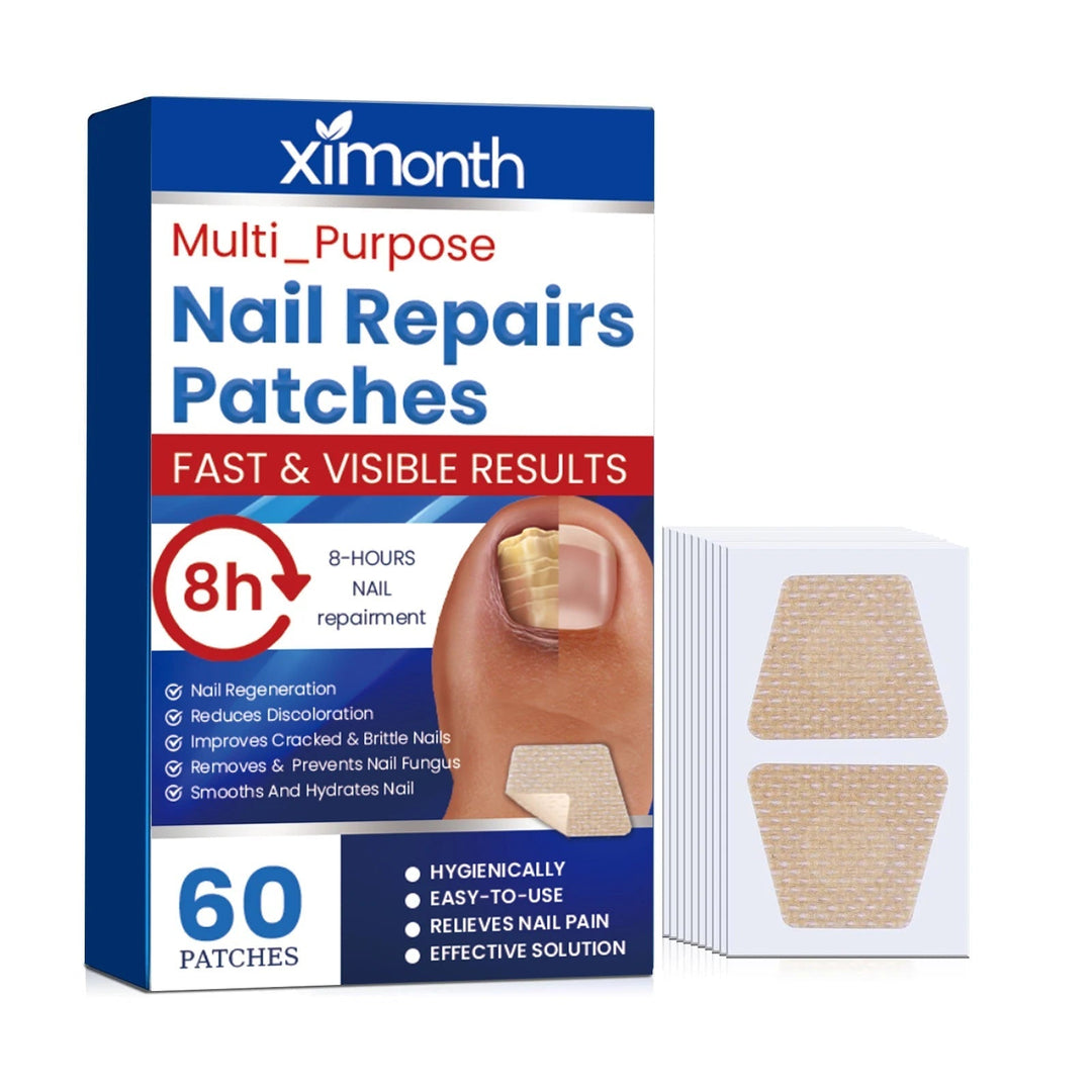 Erhalten Sie gesunde Nägel mit 60 atmungsaktiven Nagelpflege-Pflastern für Füße & Hände.