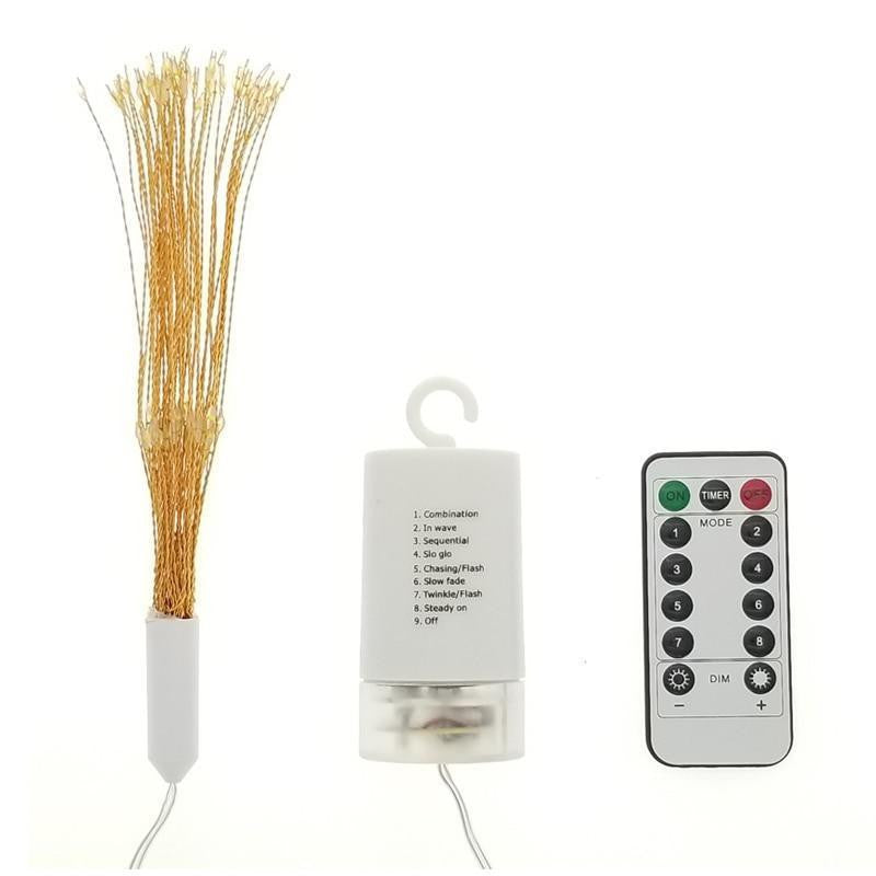 Gartenbeleuchtung LED Feuerwerkslichterkette: Strahlt hell in Ihrem Outdoor-Bereich.