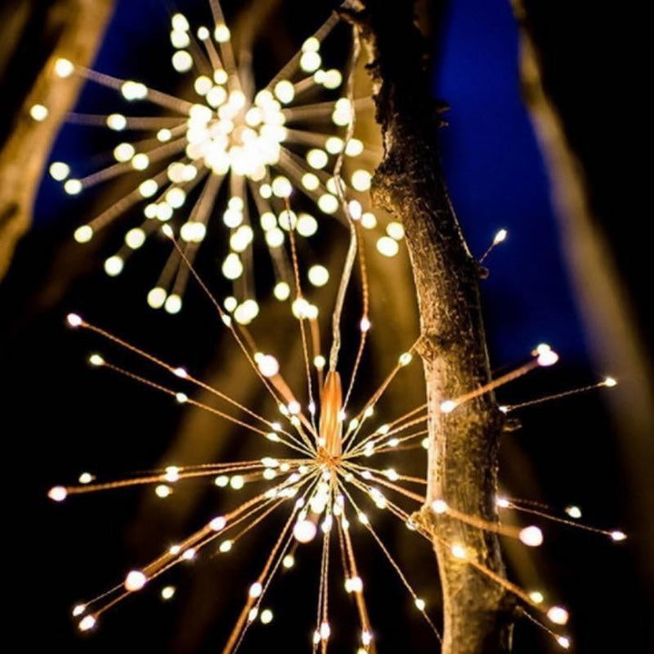 LED Party Lichterkette im Feuerwerksstil: Verwandelt jeden Bereich in eine Glitzerwelt.
