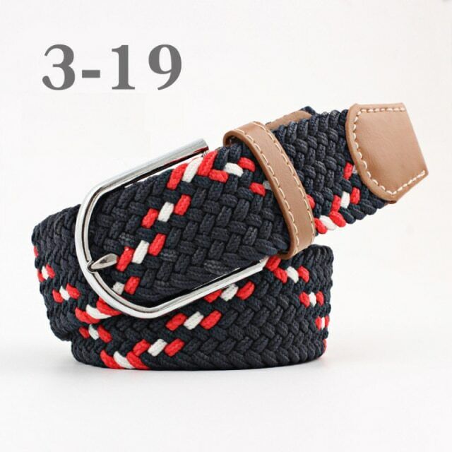 Flexibler Freizeitgürtel für Damen & Herren, elastisch, mit klassischer Dornschließe.