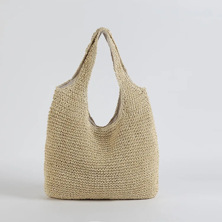 Geräumige Damen Schultertasche, modisch & lässig, ideal für Sommer, City-Trips oder Büro.
