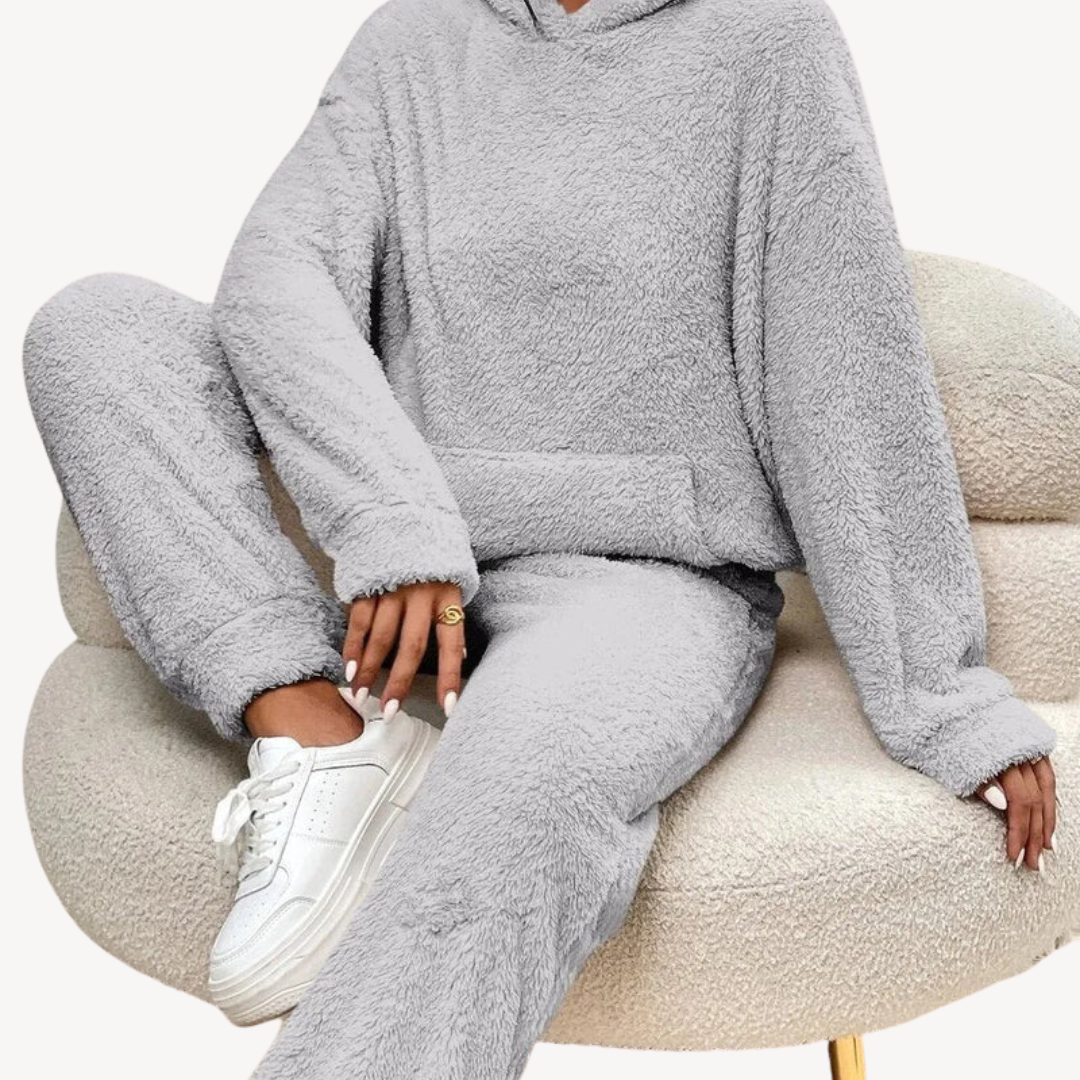 Bequeme Damen Jogginghose des Loungewear-Sets, komfortabel für Zuhause & Freizeit, weicher Stoff.