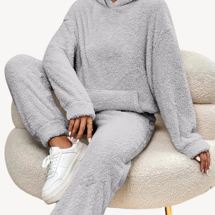 Bequeme Damen Jogginghose des Loungewear-Sets, komfortabel für Zuhause & Freizeit, weicher Stoff.
