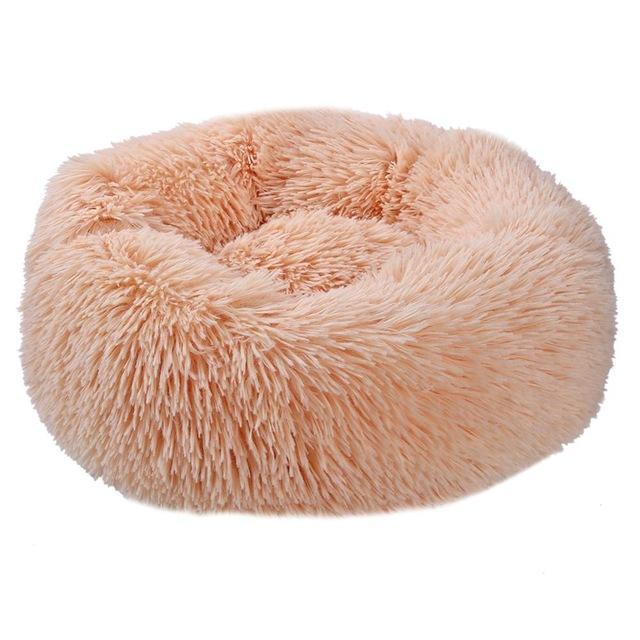 Premiumbett für Haustiere, Kunstfell, warm, waschbar, ideal für Entspannung & Komfort.