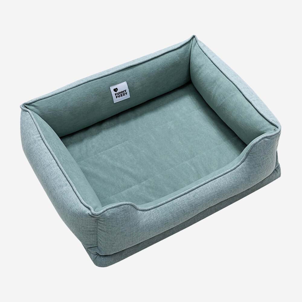Weiches Hundebett, ideal für ältere Hunde, entlastet Gelenke, hoher Komfortfaktor.