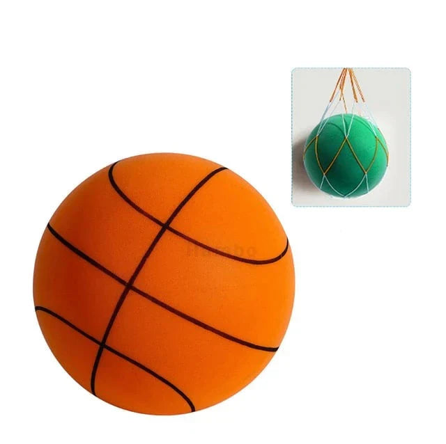 Geräuschloser Indoor Basketball aus PU-Schaum für leises Training zuhause.