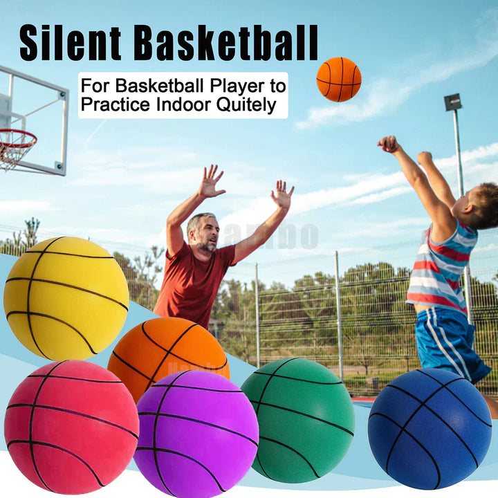 Unisex Geräuschloser Basketball für Kinder, Jugendliche & Erwachsene – perfekt für leises Indoor-Training.