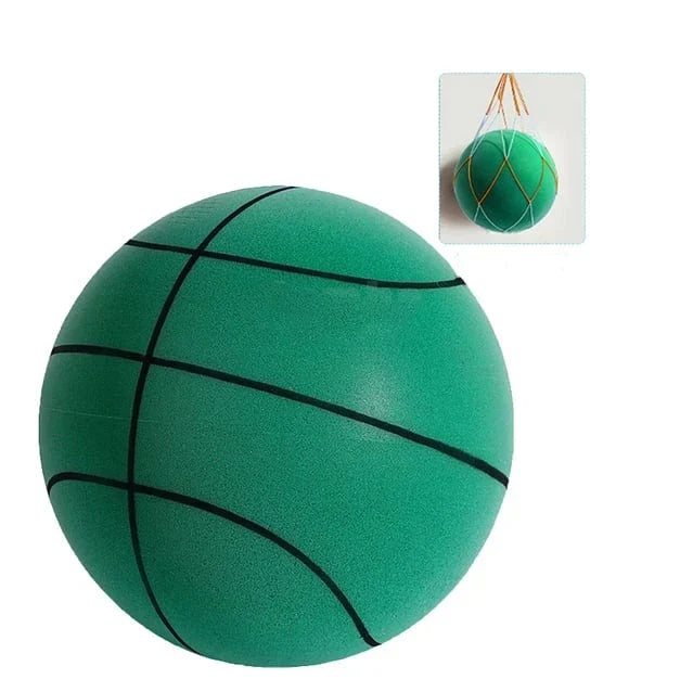 Indoor-Basketball geräuschlos, aus PU-Schaum, perfekt für Freizeit & Training für alle Altersgruppen.