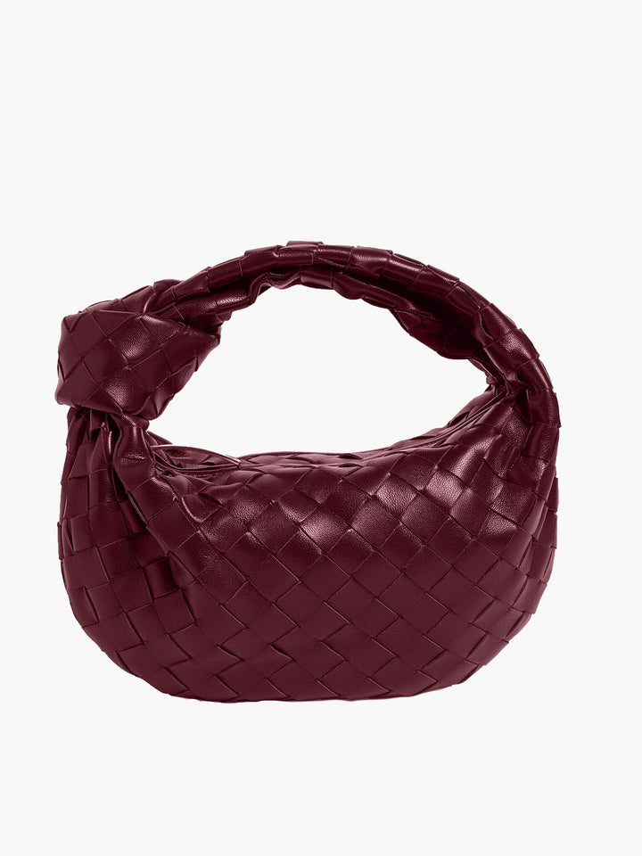 Trendige gewebte Damen Schultertasche, Mini-Tasche. Elegant & praktisch für Frauen, die Stil schätzen.