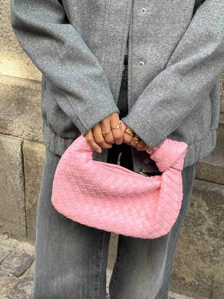 Hochwertige gewebte Damen Abendtasche im Mini-Format. Stylisches Accessoire als Schulter- oder Umhängetasche.