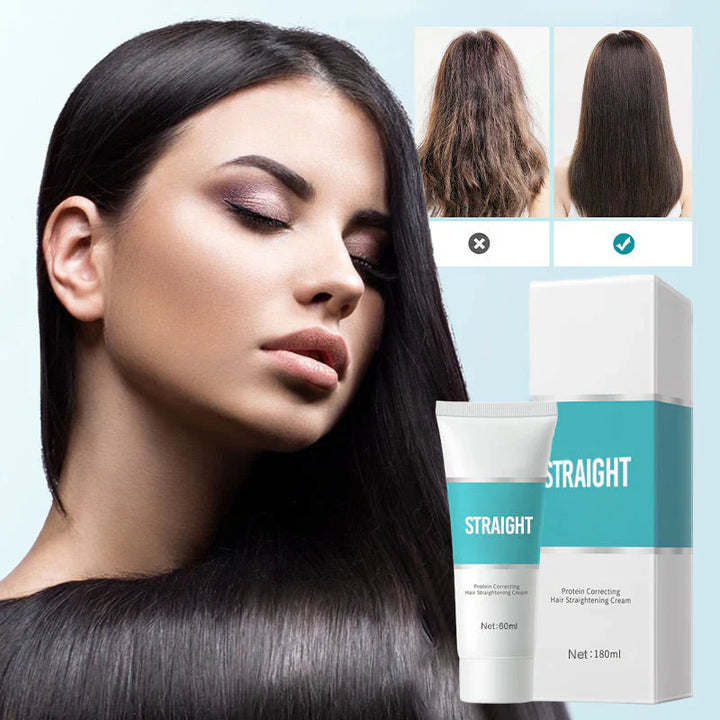 Keratin Glättungscreme: Intensive Haarpflege & Anti-Frizz Schutz. Für ein perfektes, glattes Haarstyling.