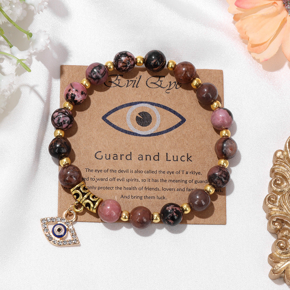 Elegantes Accessoire: Böser Blick & Glücks-Armband für Damen & Herren, Yoga geeignet.