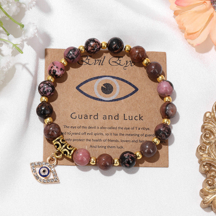 Elegantes Accessoire: Böser Blick & Glücks-Armband für Damen & Herren, Yoga geeignet.