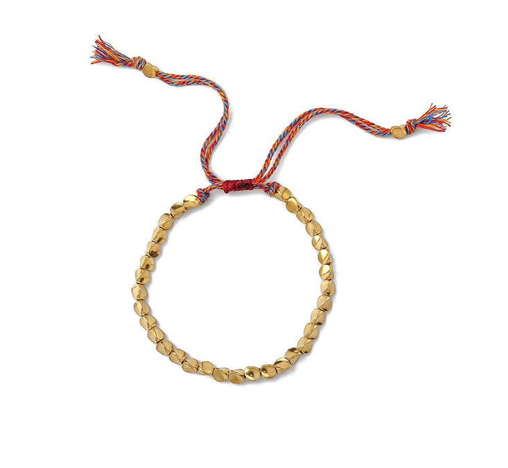 Elegantes, handgefertigtes Unisex Kupferperlen Armband, modernes Modeaccessoire für jeden Anlass.