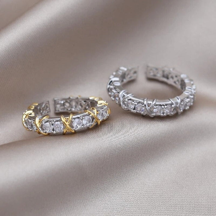 Stilvoller Wohlfühlring mit Titanionen, verstellbar, fördert Verdauung, lindert Angst, unisex Schmuck.