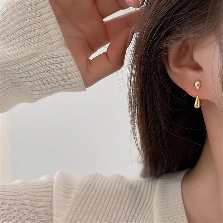 Elegante Damen Wassertropfen Ohrstecker, zeitlos & vielseitig. Perfekt für Alltag & besondere Anlässe.