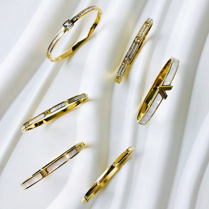 Glänzendes Damen Armband, Zirkon Schmuck Accessoire, elegant und stilvoll.