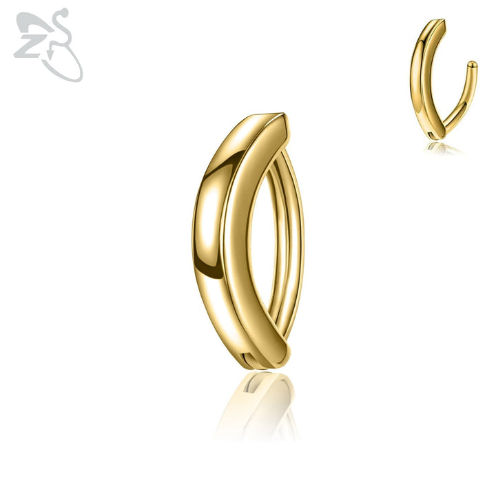 Elegantes silbernes Bauchnabelpiercing, Damenschmuck mit Glanz, perfekt für den Sommer.